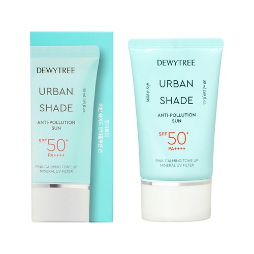 

DEWYTREE Солнцезащитный крем для лица успокаивающий SPF50+ URBAN SHADE 50, Солнцезащитный крем для лица успокаивающий SPF50+ URBAN SHADE