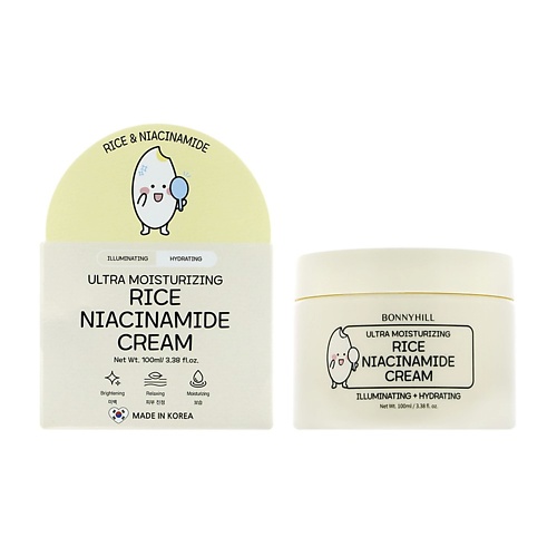 

BONNYHILL Крем для лица с экстрактом риса и ниацинамидом 100, Крем для лица с экстрактом риса и ниацинамидом