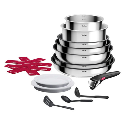 

TEFAL Набор посуды Ingenio Cook Eat L881SF04, Набор посуды Ingenio Cook Eat L881SF04