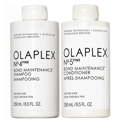 

OLAPLEX Набор шампунь № 4 и кондиционер № 5 Fine Bond Maintenance, Набор шампунь № 4 и кондиционер № 5 Fine Bond Maintenance