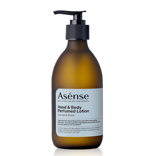 

ASENSE Натуральный лосьон для тела и рук парфюмированный аромат морская соль и хвойное дерево 300, Натуральный лосьон для тела и рук парфюмированный аромат морская соль и хвойное дерево