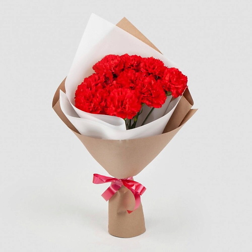 

ДАРИ ЦВЕТЫ Букет из красных гвоздик, Букет из красных гвоздик