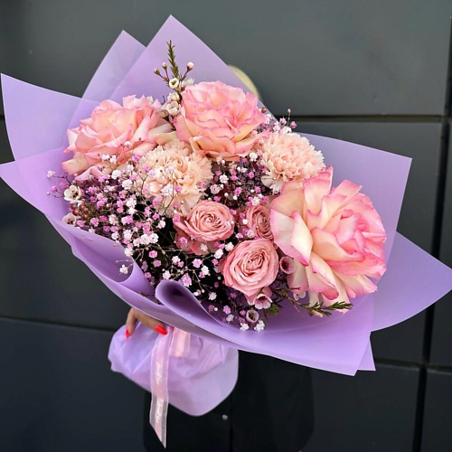 

ДАРИ ЦВЕТЫ Букет с французскиии розами маме в День Матери, Букет с французскиии розами маме в День Матери