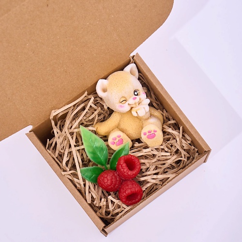 

SKUINA Мыло ручной работы зайчик и малина 100, Мыло ручной работы зайчик и малина