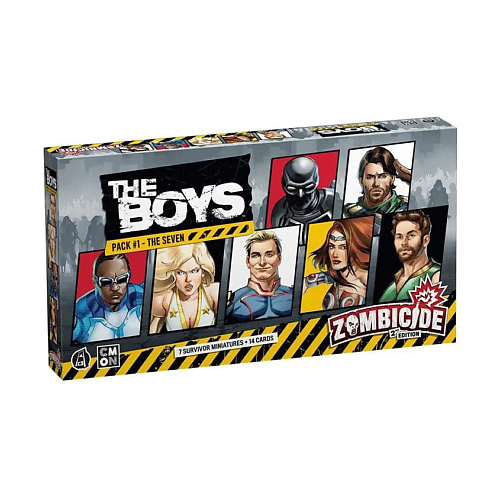 

ASMODEE Настольная игра The Seven Zombicide 2E The Boys Pack #1, английский язык, Настольная игра The Seven Zombicide 2E The Boys Pack #1, английский язык