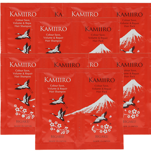 

BIGAKU Дорожный набор Японских пробников Kamiiro Colour Save Volume&Repair, Дорожный набор Японских пробников Kamiiro Colour Save Volume&Repair