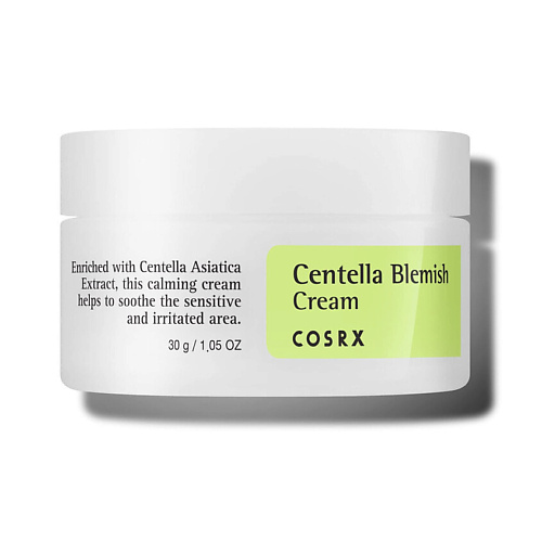 

COSRX Крем для проблемной кожи Centella Blemish Cream 30, Крем для проблемной кожи Centella Blemish Cream