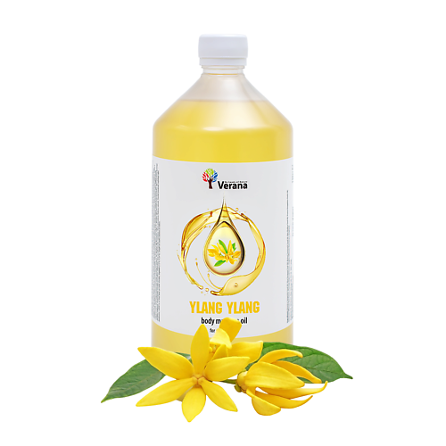 

VERANA BY HANDS OF NATURE Массажное масло для тела «Иланг-Иланг», натуральное 1000, Массажное масло для тела «Иланг-Иланг», натуральное