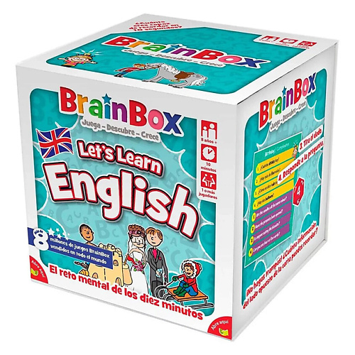 

ASMODEE Настольная игра на испанском языке Brainbox Давайте выучим английский язык, Настольная игра на испанском языке Brainbox Давайте выучим английский язык