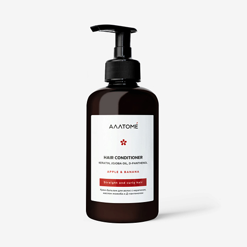 

АΛΛТОМЕ Бальзам для волос восстанавливающий пряди с маслом жожоба и пантенолом, для всех типов волос 300, Бальзам для волос восстанавливающий пряди с маслом жожоба и пантенолом, для всех типов волос