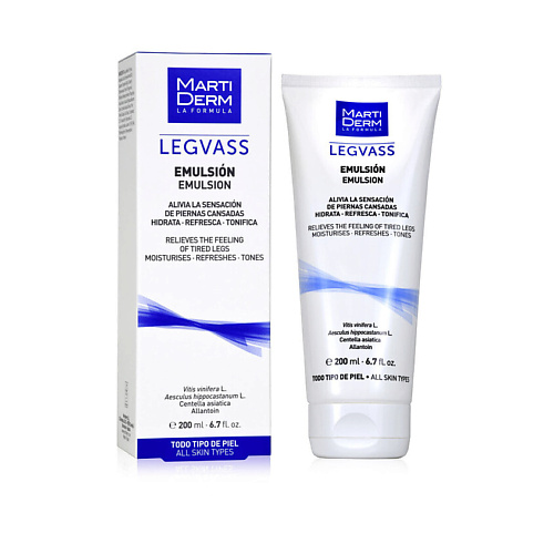 

MARTIDERM Охлаждающая эмульсия для ног Legvass Emulsion, Охлаждающая эмульсия для ног Legvass Emulsion