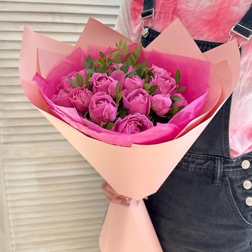 

ДАРИ ЦВЕТЫ Моно Мисти пион розочки кустовые, Моно Мисти пион розочки кустовые