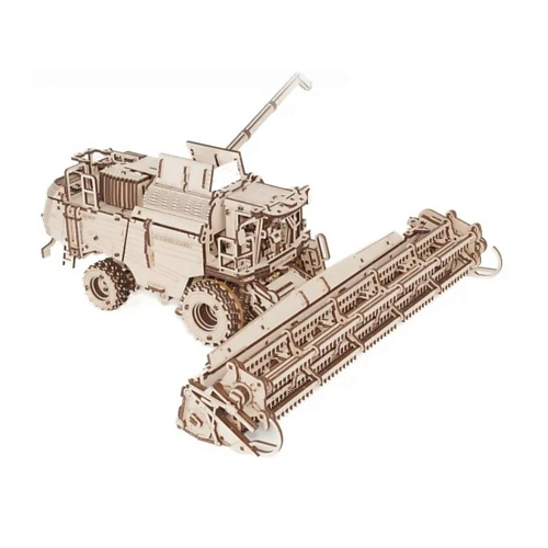 

EWA ECO-WOOD-ART Деревянный конструктор 3D Комбайн с жаткой, Деревянный конструктор 3D Комбайн с жаткой