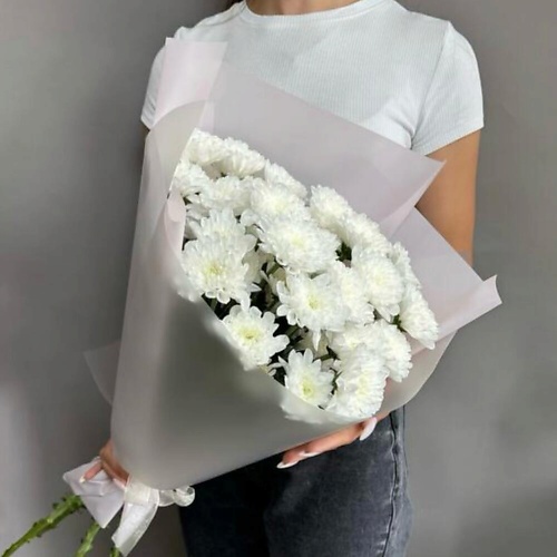 ДАРИ ЦВЕТЫ Букет с кустовой хризантемой 3000₽