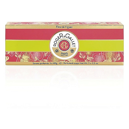 

ROGER & GALLET Набор парфюмерного мыла Fleur de Figuier, Набор парфюмерного мыла Fleur de Figuier