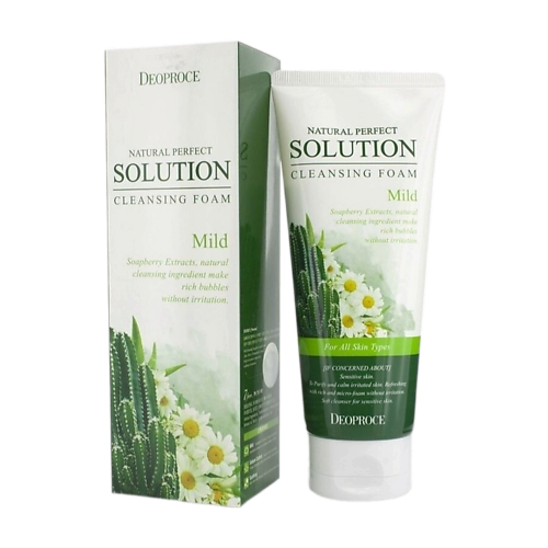 

DEOPROCE Пенка для умывания с экстрактом цветков кактуса и мыльным орехом 170, Пенка для умывания с экстрактом цветков кактуса и мыльным орехом