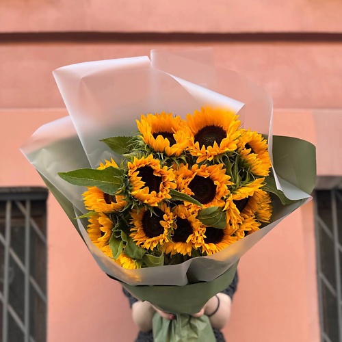 

РЯБИНА ЦВЕТОЧНАЯ МАСТЕРСКАЯ Большой букет подсолнухов, Большой букет подсолнухов