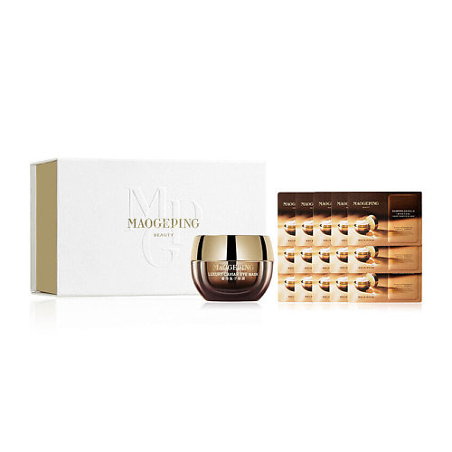 

MAOGEPING Набор: Маска Luxury Caviar Facial Mask + пробники, Набор: Маска Luxury Caviar Facial Mask + пробники