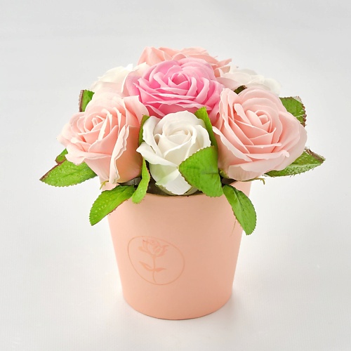 

SKUINA Цветочная композиция из 7 мыльных пенных роз выпускнику 100, Цветочная композиция из 7 мыльных пенных роз выпускнику