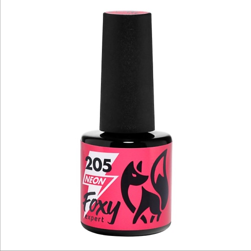 

FOXY EXPERT Гель лак Малиновый Неоновый №205 8, Гель лак Малиновый Неоновый №205