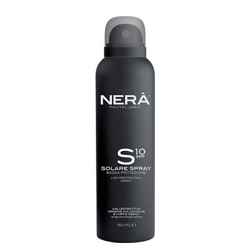 

NERA PANTELLERIA Спрей для тела солнцезащитный SPF 10 Solare Spray Bassa Protezione 150, Спрей для тела солнцезащитный SPF 10 Solare Spray Bassa Protezione