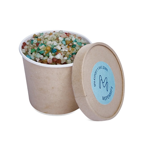 

МОРЕМИРУ Морская соль для ванн с ароматом конфет Монпансье 350, Морская соль для ванн с ароматом конфет Монпансье