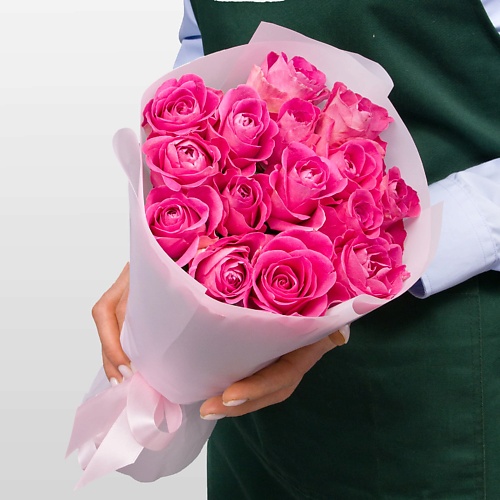 

STUDIO FLORISTIC Букет Роз Кения 15 шт «Сердце бьётся», Букет Роз Кения 15 шт «Сердце бьётся»