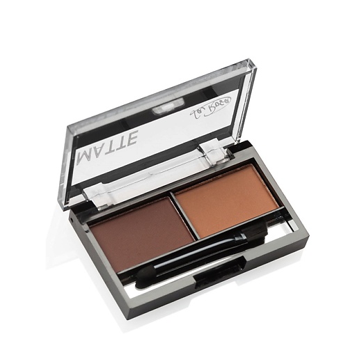 

LA ROSA Тени-matte для бровей 2-х цветные, Тени-matte для бровей 2-х цветные