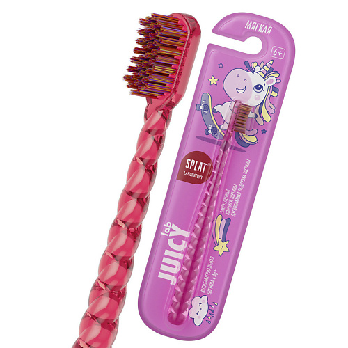 

SPLAT Детская зубная щетка "Магия единорога" с ионами серебра, прозрачная Juicy Lab UniMagic, Детская зубная щетка "Магия единорога" с ионами серебра, прозрачная Juicy Lab UniMagic