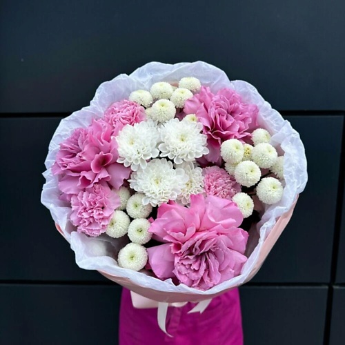 

ДАРИ ЦВЕТЫ Букет с французскими розами в авторском стиле, Букет с французскими розами в авторском стиле