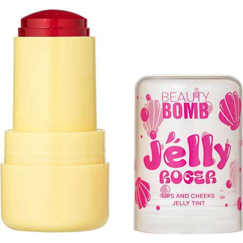 

BEAUTY BOMB Тинт-желе для губ и щек Jelly Roger, Тинт-желе для губ и щек Jelly Roger