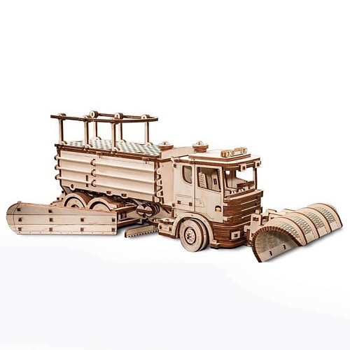 

EWA ECO-WOOD-ART Деревянный конструктор 3D Снегоуборочная машина, Деревянный конструктор 3D Снегоуборочная машина