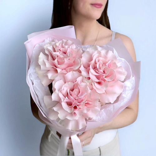 VIBE СТУДИЯ ЦВЕТОВ И ПОДАРКОВ Милый букет комплимент розовые французские розы