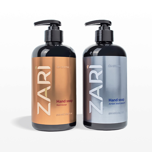 

ZARI Парфюмированное жидкое мыло для рук. Подарочный набор 1000, Парфюмированное жидкое мыло для рук. Подарочный набор