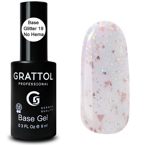 

GRATTOL Каучуковая гель база поталь для ногтей, Каучуковая гель база поталь для ногтей