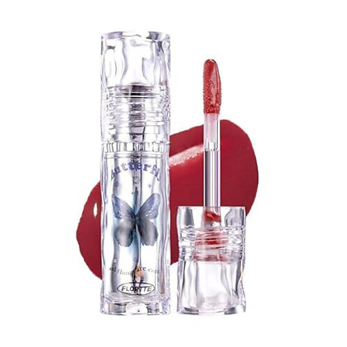 

FLORTTE Блеск для губ Butterfly Hello Beauty Lip Lacquer, Блеск для губ Butterfly Hello Beauty Lip Lacquer