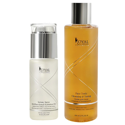 

ROYAL SAMPLES Косметический набор Тоник и увлажняющая сыворотка для лица, Косметический набор Тоник и увлажняющая сыворотка для лица