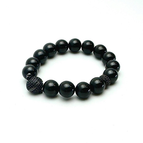 

MAOMI Браслет из гагата на магнитной застежке, Браслет из гагата на магнитной застежке