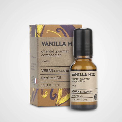

VEGAN.LOVE.STUDIO Парфюмерное масло для тела Vanilla Mix ваниль 15, Парфюмерное масло для тела Vanilla Mix ваниль
