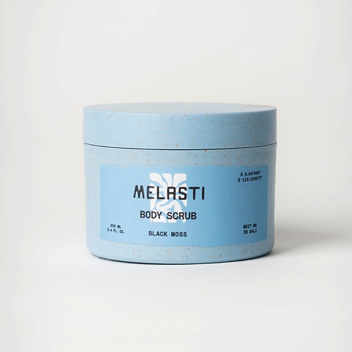 

MELASTI Солевой скраб для тела Melasti Black Moss 250, Солевой скраб для тела Melasti Black Moss