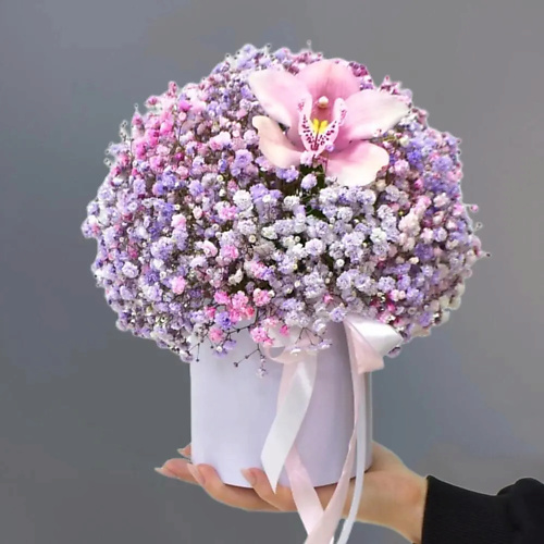 

PINKBUKET Коробочка One из гипсофилы и орхидеи Саратов - Энгельс, Коробочка One из гипсофилы и орхидеи Саратов - Энгельс