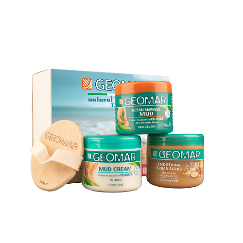 

GEOMAR Подарочный набор косметики для женщин с массажной щеткой, Подарочный набор косметики для женщин с массажной щеткой