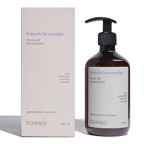 

SONNO Гель для душа French Lavander 500, Гель для душа French Lavander