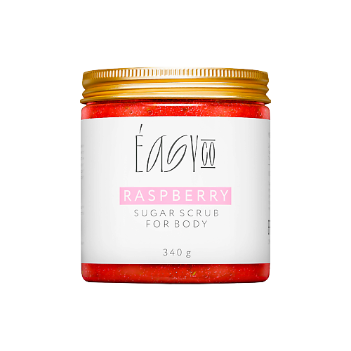 

EASY CO Сахарный антицеллюлитный скраб для тела с малиной 250, Сахарный антицеллюлитный скраб для тела с малиной