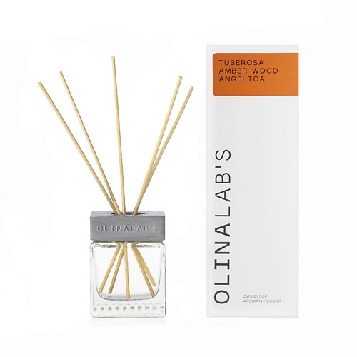 

OLINALAB'S Диффузор ароматический Tuberose Amber Wood Angelica 100, Диффузор ароматический Tuberose Amber Wood Angelica