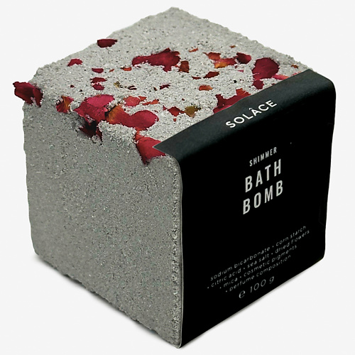 

SOLACE Бомбочка для ванны "Хлопок" с морской солью, шиммером и сухоцветами, Бомбочка для ванны "Хлопок" с морской солью, шиммером и сухоцветами