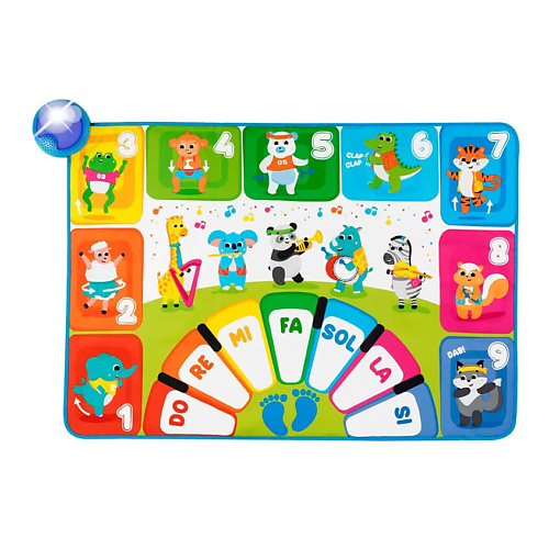 

CHICCO Музыкальный развивающий коврик Musical Party Playmat, Музыкальный развивающий коврик Musical Party Playmat