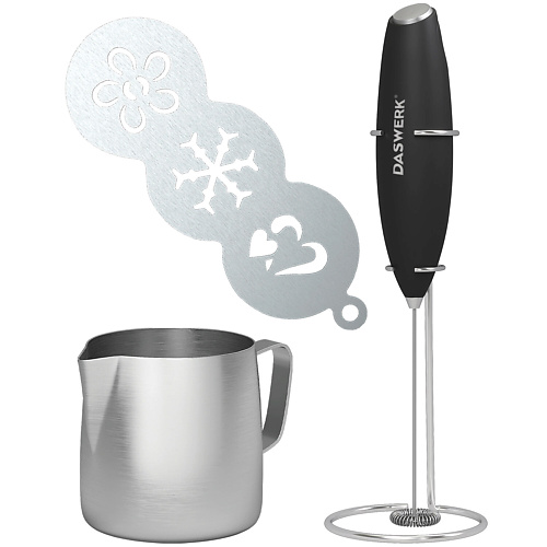 

DASWERK Вспениватель-капучинатор электрический с подставкой, Вспениватель-капучинатор электрический с подставкой