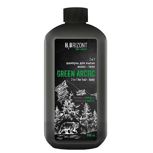 

FAMILY COSMETICS 2-в-1 Шампунь для мытья волос – тела GREEN ARCTIC 500, 2-в-1 Шампунь для мытья волос – тела GREEN ARCTIC