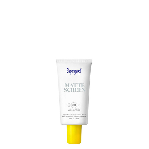 

SUPERGOOP! Солнцезащитный крем-база Mattescreen SPF30 45, Солнцезащитный крем-база Mattescreen SPF30